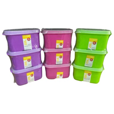 Elianware E-1071/3/C Food Container 225ML 3in1pack