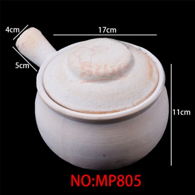 MP 805 Soup/ Porridge Clay Pot With Lid And Handle