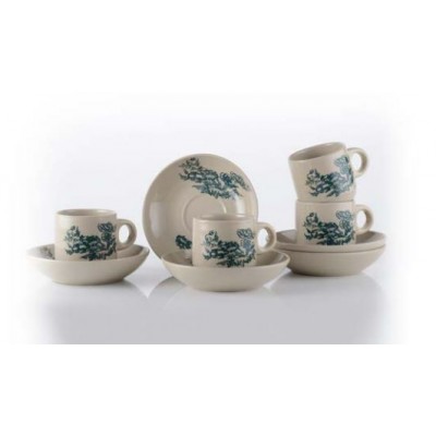 Top Point Tealeaf Cup and Saucer - Thick