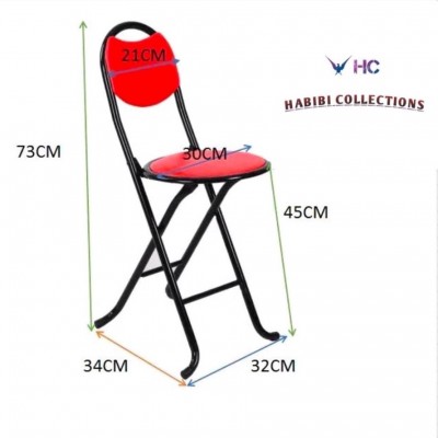 YA0628 Round Padded Folding Regular Chair