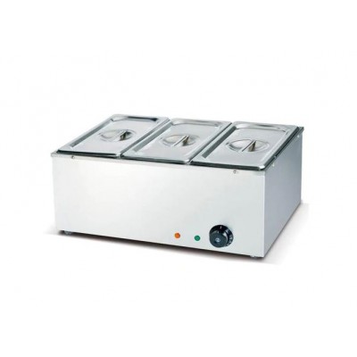 HOMELUX HBEH-3 Electric Bain Marie Three Pans