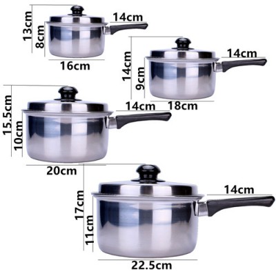 16cm Horse Brand Sauce Pan With Cover 6664
